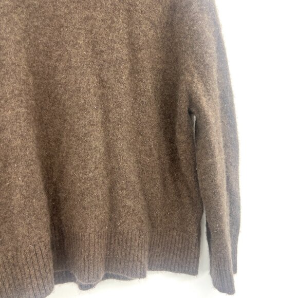 Quince Brown Crew Neck Sweater - Picture 3 of 7